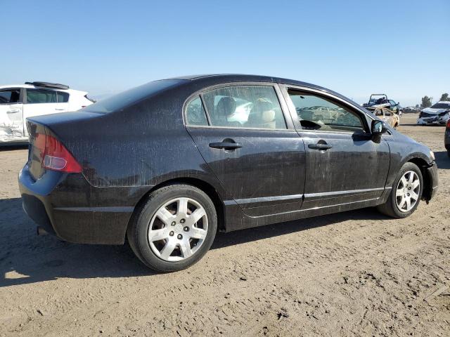 2HGFA15536H508289 - 2006 HONDA CIVIC LX BLACK photo 3