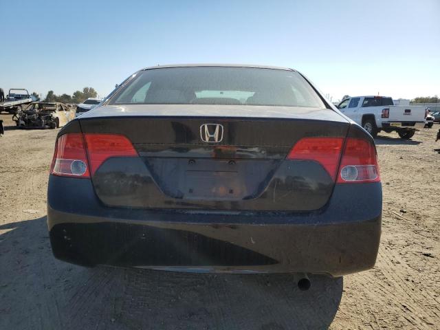 2HGFA15536H508289 - 2006 HONDA CIVIC LX BLACK photo 6