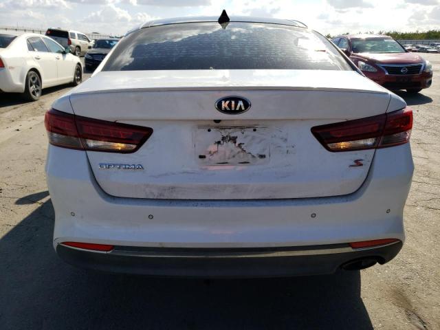 5XXGT4L36JG243296 - 2018 KIA OPTIMA LX WHITE photo 6