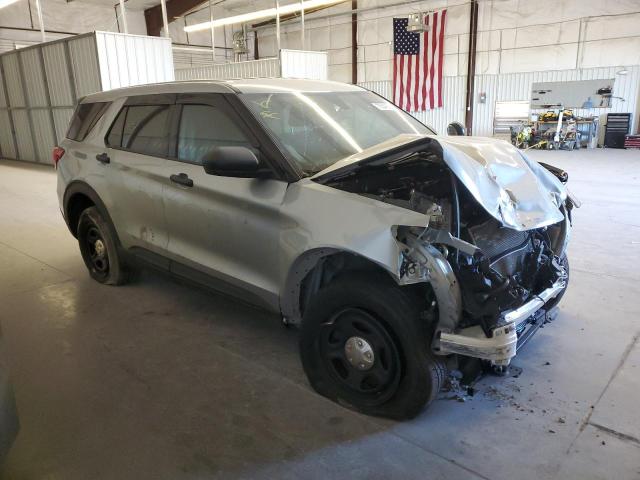 1FM5K8AB9LGC34885 - 2020 FORD EXPLORER POLICE INTERCEPTOR 银色 照片 4