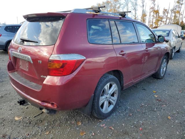 JTEES43A482024700 - 2008 TOYOTA HIGHLANDER SPORT BURGUNDY photo 3