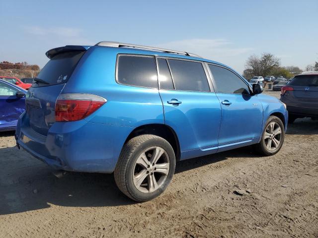 JTEES43A882031942 - 2008 TOYOTA HIGHLANDER SPORT BLUE photo 3