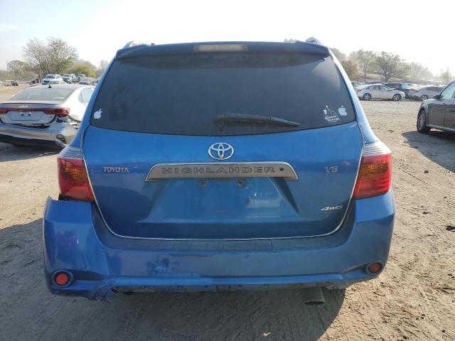 JTEES43A882031942 - 2008 TOYOTA HIGHLANDER SPORT BLUE photo 6