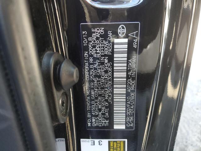 JTKJF5C70E3080875 - 2014 TOYOTA SCION TC 黑色 照片 11