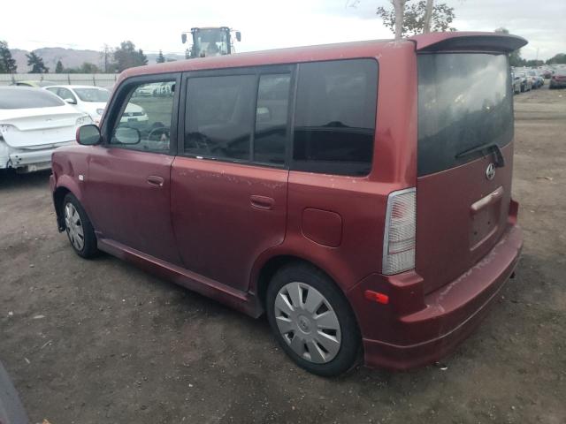 JTLKT324664062283 - 2006 TOYOTA SCION XB BURGUNDY photo 2