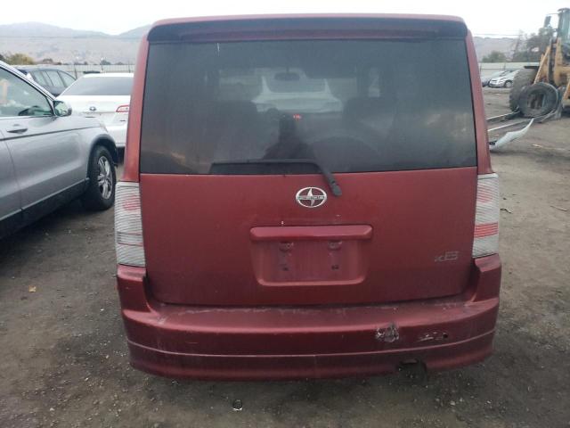 JTLKT324664062283 - 2006 TOYOTA SCION XB BURGUNDY photo 6