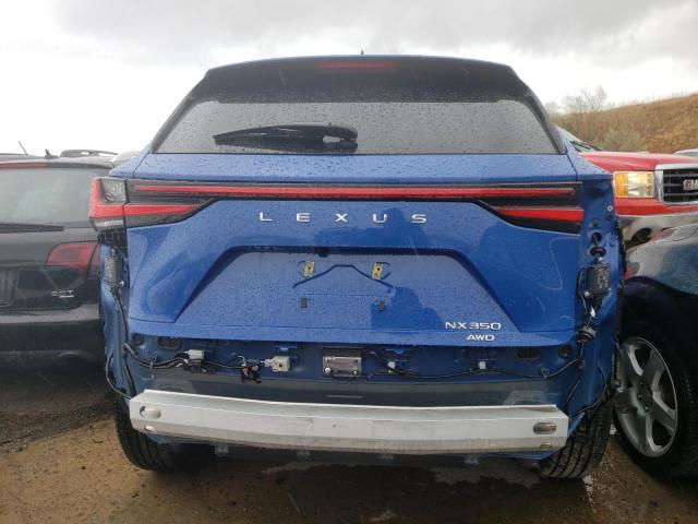 2T2GGCEZ9NC007766 - 2022 LEXUS NX 350 BLUE photo 6