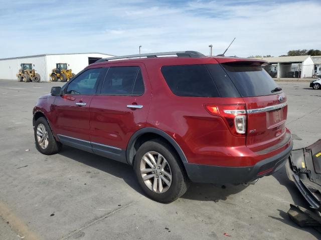 1FM5K8D8XEGA43706 - 2014 FORD EXPLORER XLT RED photo 2