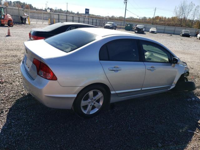 1HGFA16867L080473 - 2007 HONDA CIVIC EX SILVER photo 3