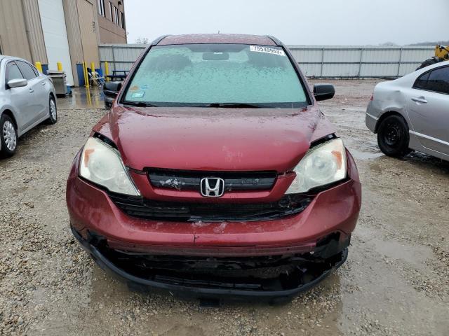 5J6RE48348L039502 - 2008 HONDA CR-V LX BURGUNDY photo 5