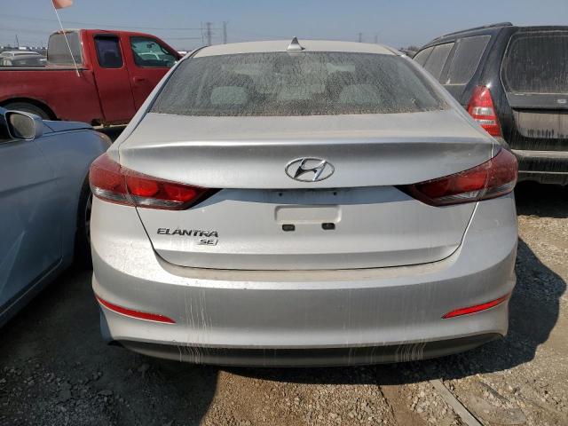 KMHD74LF5HU114709 - 2017 HYUNDAI ELANTRA SE SILVER photo 6