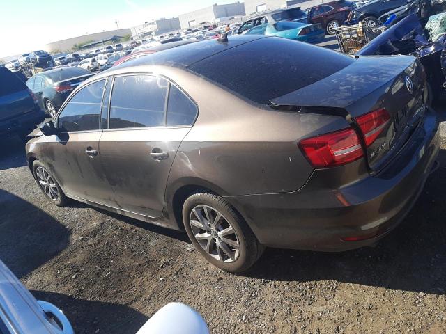 3VWD17AJXFM275313 - 2015 VOLKSWAGEN JETTA SE BROWN photo 2