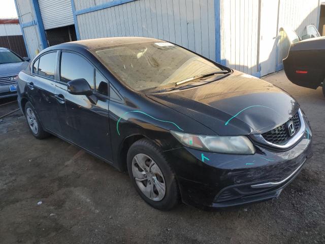 19XFB2F53DE209989 - 2013 HONDA CIVIC LX BLACK photo 4