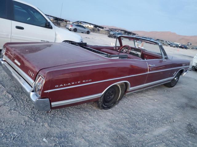 7U57H171361 - 1967 FORD GALAXIE BURGUNDY photo 3