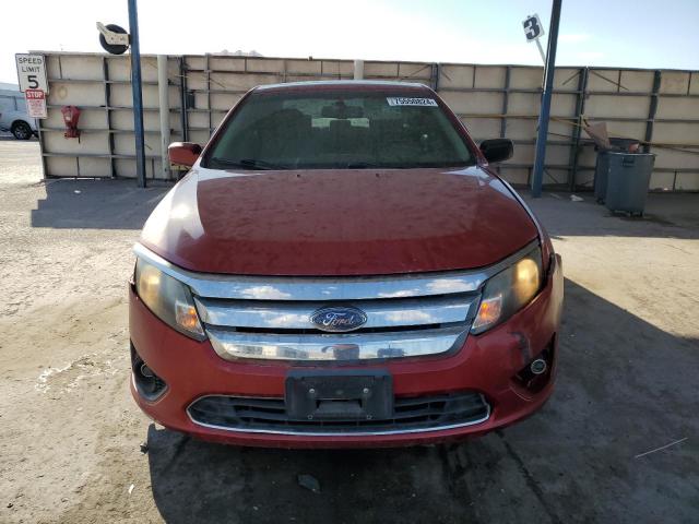 3FAHP0HA6AR187005 - 2010 FORD FUSION SE BURGUNDY photo 5