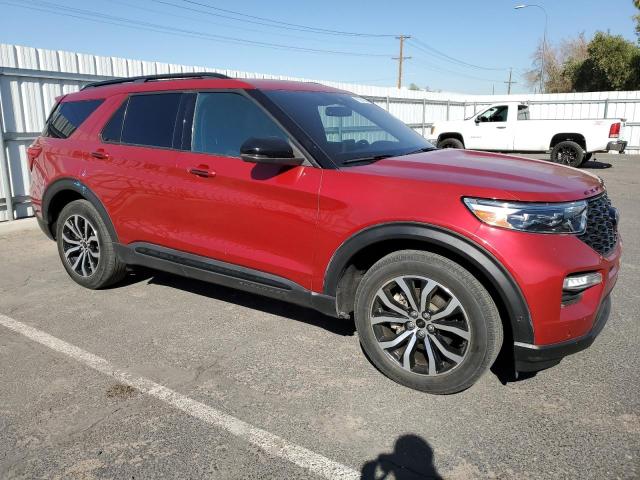 1FM5K8GC1LGA50086 - 2020 FORD EXPLORER ST RED photo 4