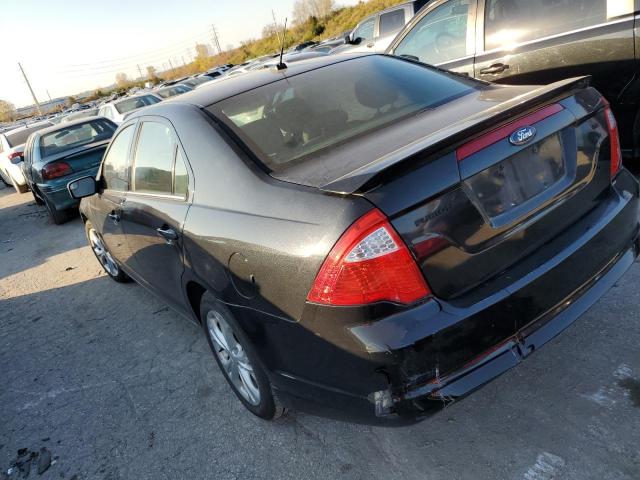 3FAHP0HA9CR242291 - 2012 FORD FUSION SE BLACK photo 2