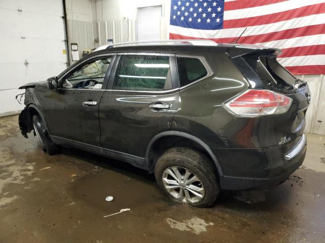 KNMAT2MV3GP657146 - 2016 NISSAN ROGUE S GREEN photo 2