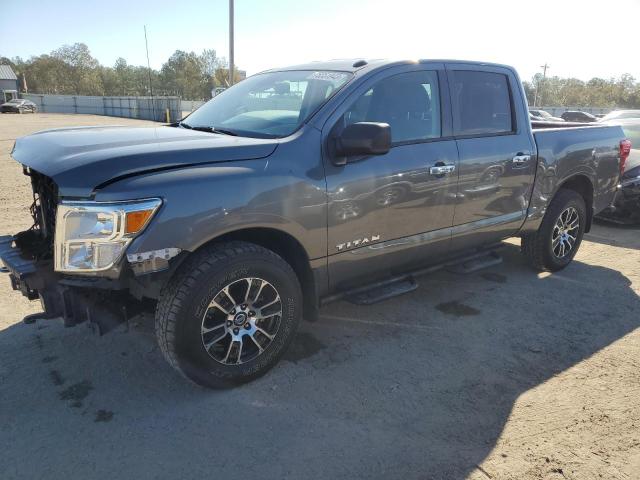 1N6AA1ED7MN515442 - 2021 NISSAN TITAN SV GRAY photo 1