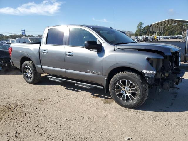 1N6AA1ED7MN515442 - 2021 NISSAN TITAN SV GRAY photo 4