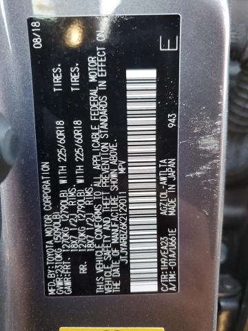 JTJYARBZ6K2129011 - 2019 LEXUS NX 300 BASE Boz foto 13