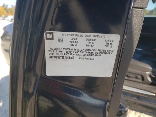 2G4WE587561144162 - 2006 BUICK LACROSSE CXS 黑色 照片 12