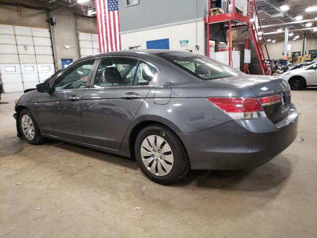 1HGCP2F33CA168219 - 2012 HONDA ACCORD LX GRAY photo 2