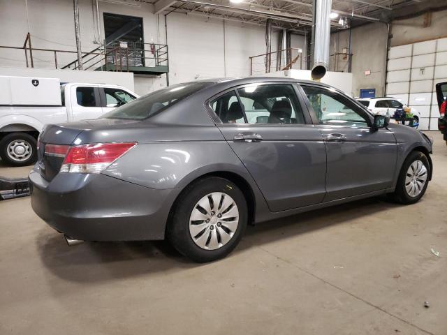 1HGCP2F33CA168219 - 2012 HONDA ACCORD LX GRAY photo 3