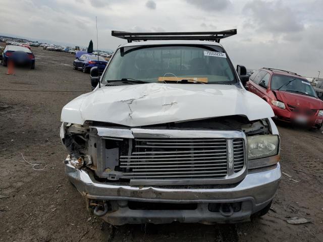 1FTNX20P44EB23982 - 2004 FORD F250 SUPER DUTY WHITE photo 5