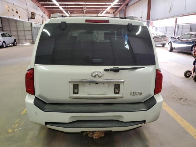 5N3AA08C28N901291 - 2008 INFINITI QX56 WHITE photo 6