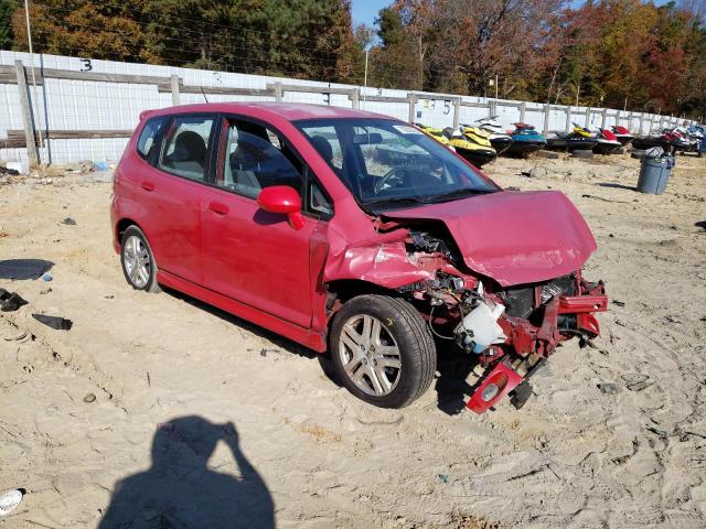 JHMGD38698S062315 - 2008 HONDA FIT SPORT RED photo 4