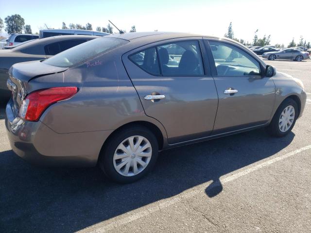 3N1CN7AP4CL835161 - 2012 NISSAN VERSA S GRAY photo 3