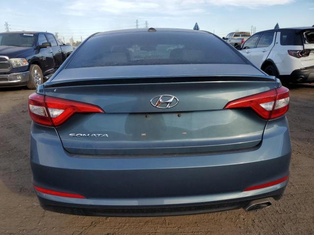 5NPE24AF0GH417402 - 2016 HYUNDAI SONATA SE BLUE photo 6