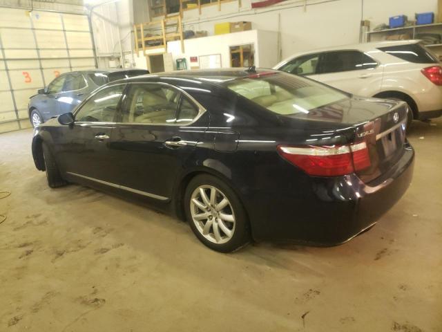 JTHGL46F185029755 - 2008 LEXUS LS 460L BLUE photo 2