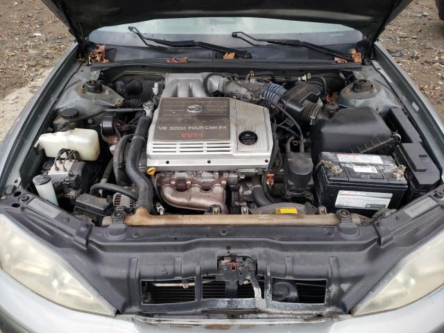 JT8BF28G5Y0268184 - 2000 LEXUS ES 300 GRAY photo 11