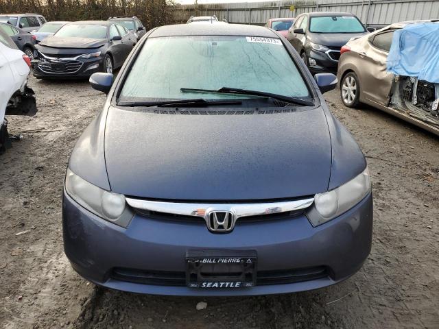 JHMFA36227S010138 - 2007 HONDA CIVIC HYBRID BLUE photo 5