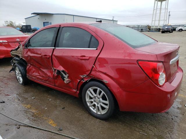 1G1JC5SH8C4131310 - 2012 CHEVROLET SONIC LT RED photo 2