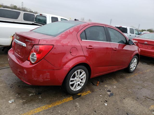 1G1JC5SH8C4131310 - 2012 CHEVROLET SONIC LT RED photo 3