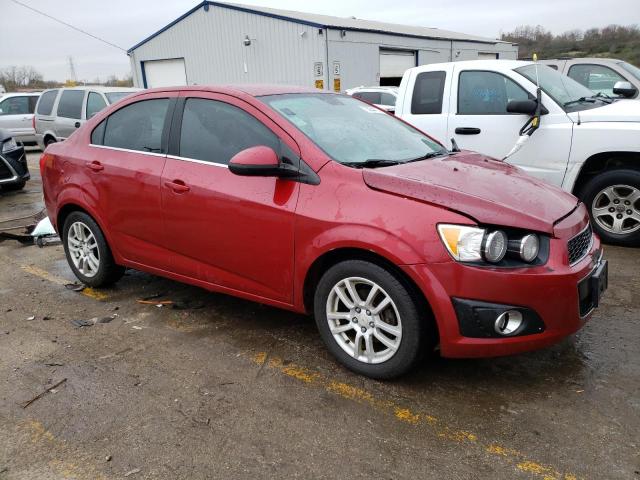 1G1JC5SH8C4131310 - 2012 CHEVROLET SONIC LT RED photo 4