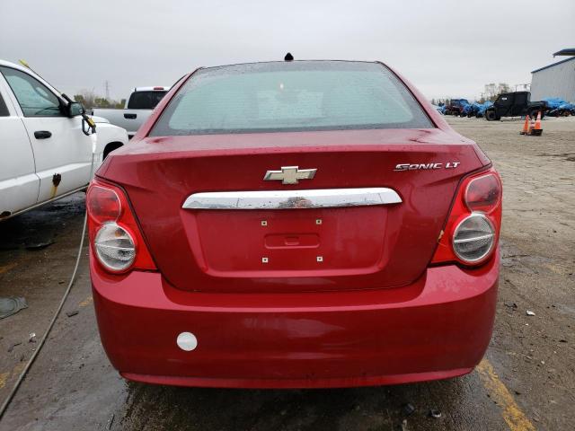 1G1JC5SH8C4131310 - 2012 CHEVROLET SONIC LT RED photo 6