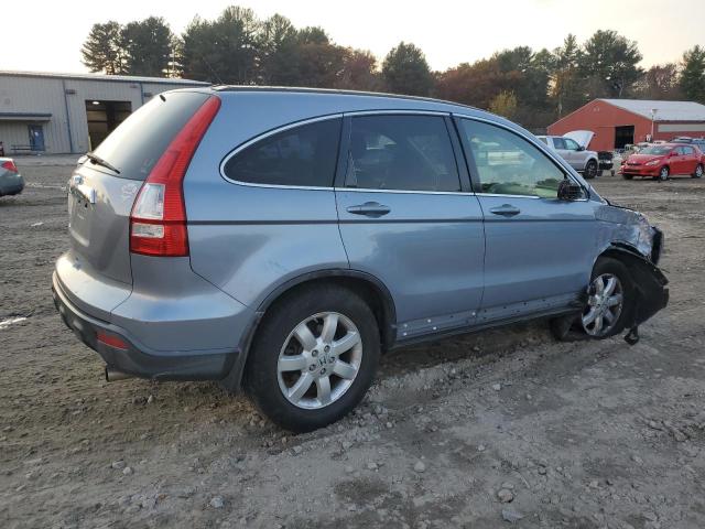 JHLRE38748C031745 - 2008 HONDA CR-V EXL BLUE photo 3