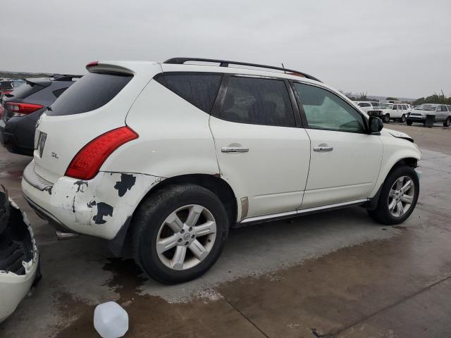 JN8AZ08T46W423330 - 2006 NISSAN MURANO SL WHITE photo 3