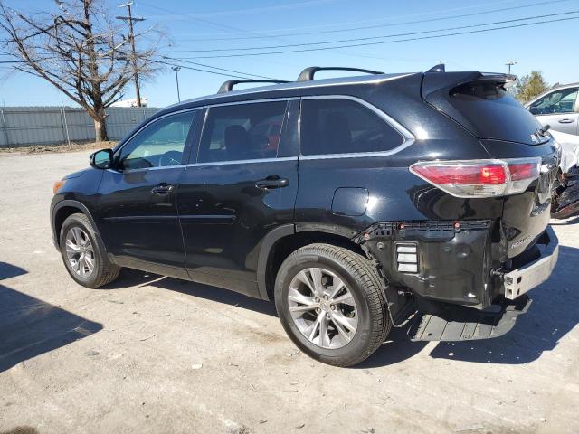 5TDJKRFH9FS170606 - 2015 TOYOTA HIGHLANDER XLE Qara foto 2