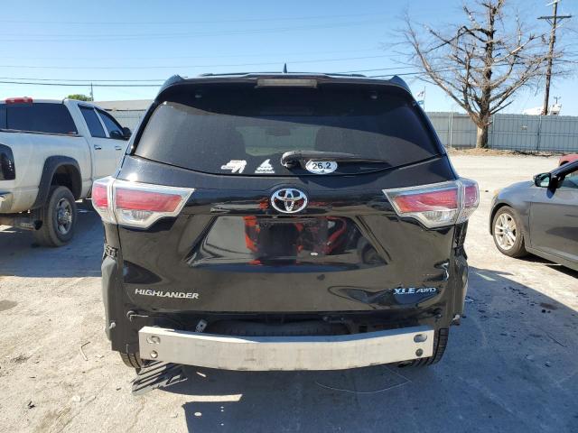 5TDJKRFH9FS170606 - 2015 TOYOTA HIGHLANDER XLE Qara foto 6