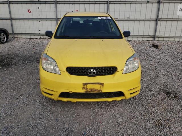 2T1KR32E14C313045 - 2004 TOYOTA COROLLA MA XR YELLOW photo 5