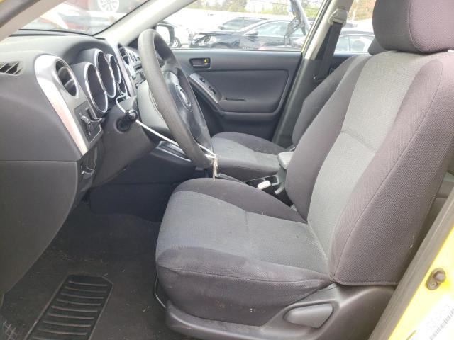 2T1KR32E14C313045 - 2004 TOYOTA COROLLA MA XR YELLOW photo 7