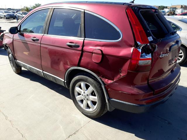 5J6RE3H44BL003058 - 2011 HONDA CR-V SE BURGUNDY photo 2