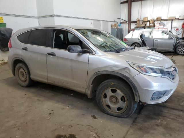 2HKRM4H39FH124443 - 2015 HONDA CR-V LX SILVER photo 4