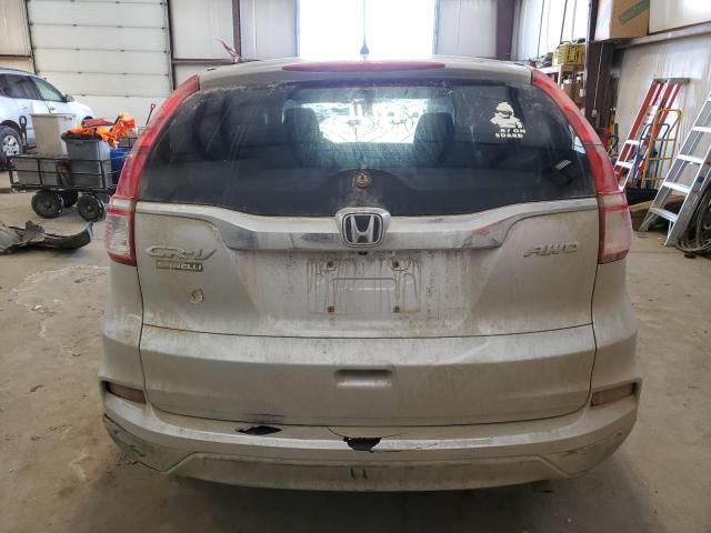 2HKRM4H39FH124443 - 2015 HONDA CR-V LX SILVER photo 6