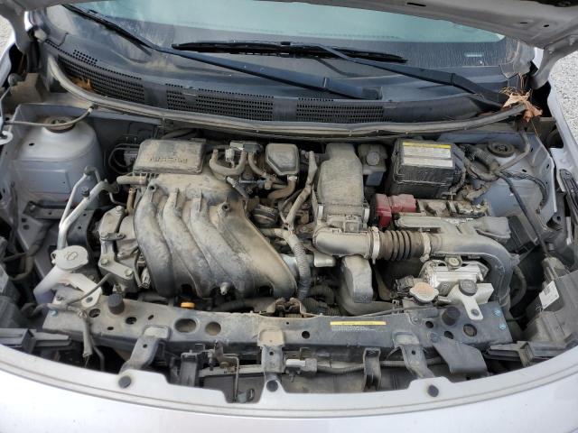 3N1CN7APXKL877445 - 2019 NISSAN VERSA S SILVER photo 11